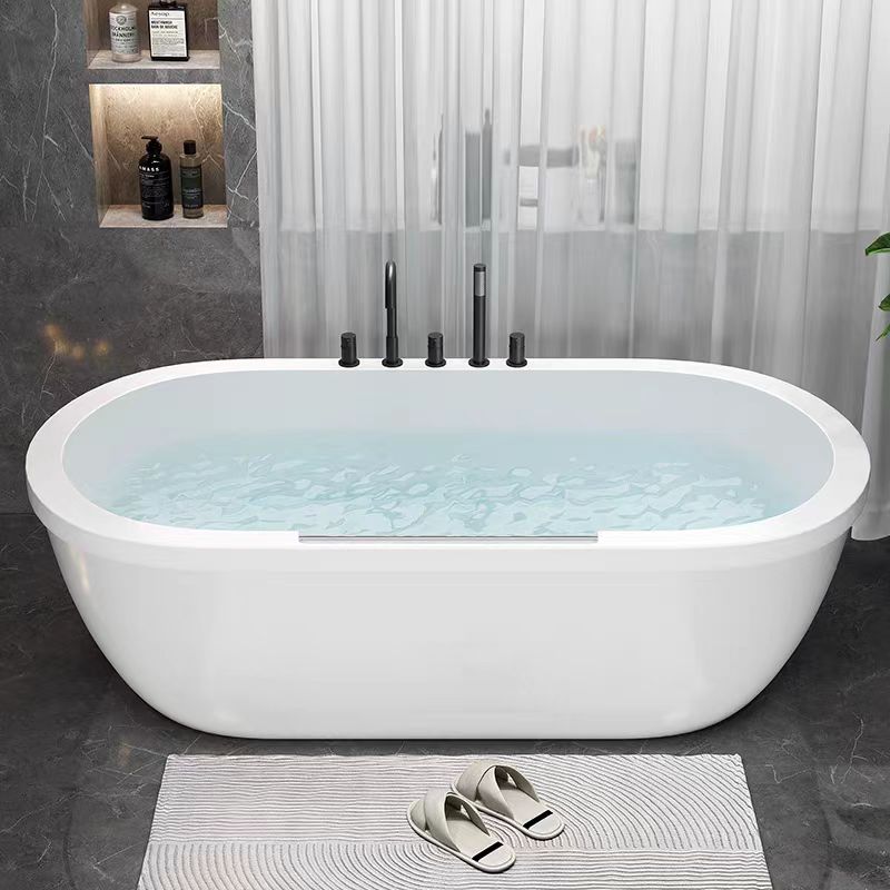 2024新款独立式双层亚克力家用成人保温小户型水疗卫浴浴缸浴盆