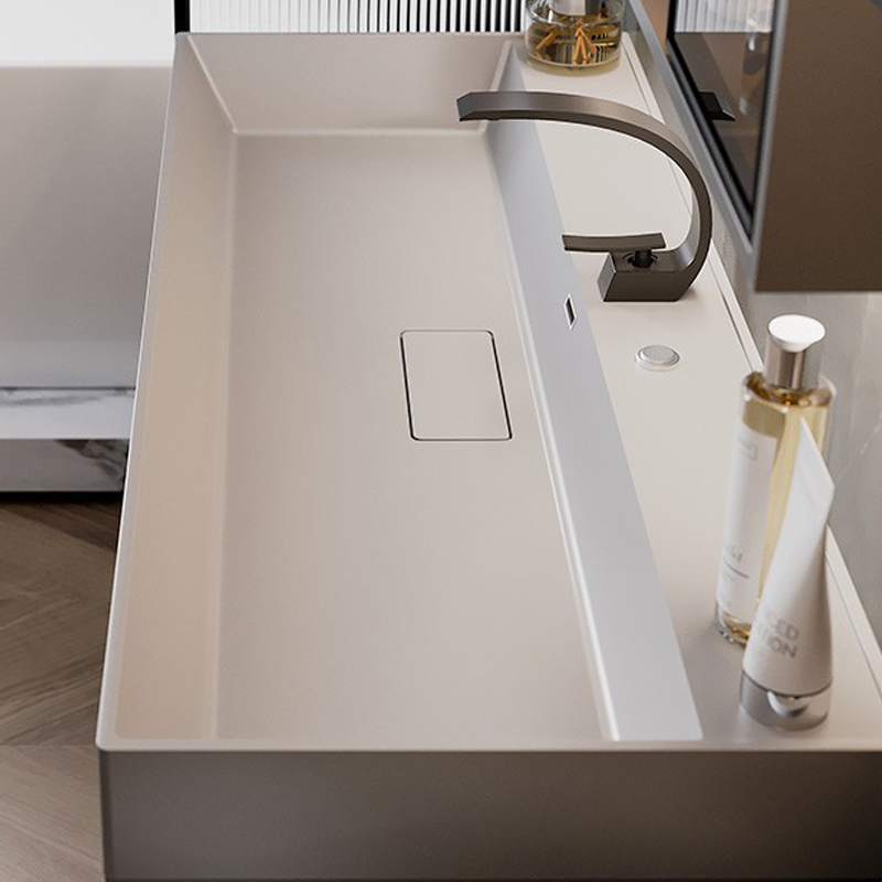 卫生间智能浴室柜组合现代简约大口盆大水池洗手台洗漱台洗脸盆柜
