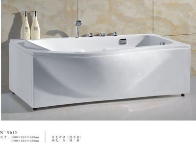 特价1.5-1.7米压克力美人鱼成品浴缸 五件套浴缸配件 泡澡带龙头