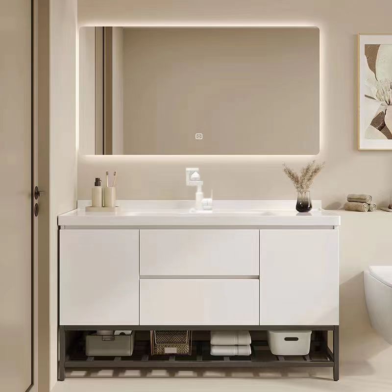 陶瓷一体盆浴室柜组合卫生间现代简约洗脸盆柜洗手盆卫浴套装