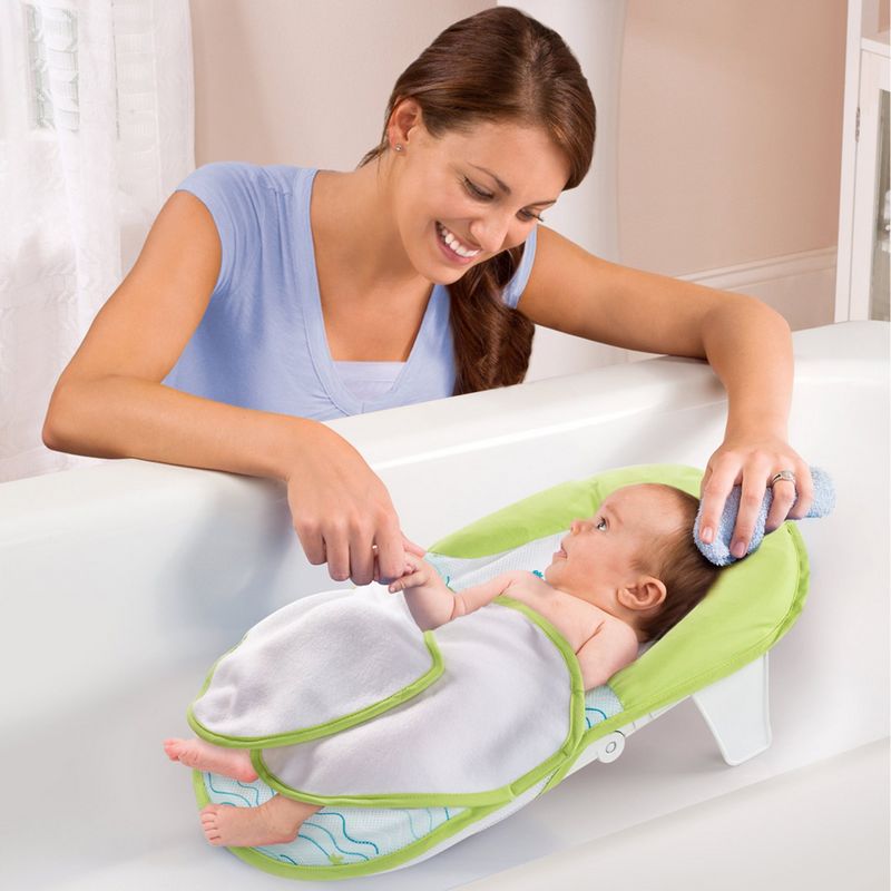 BABIES R US FOLDING BATH SLING婴儿浴缸洗澡椅沐浴床架可折叠垫