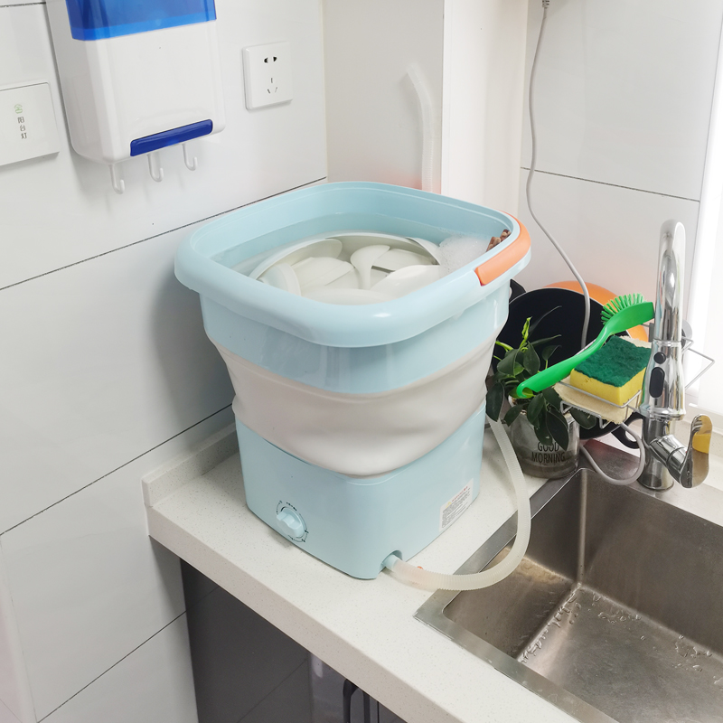 2024极简折叠沉浸式免安装家用洗碗机台式台上餐具刷碗机洗碗神器