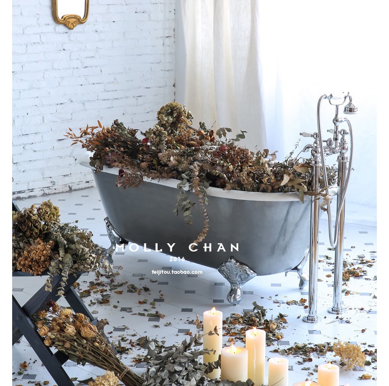 MOLLY CHAN 欧式贵妃浴缸 抛光铸铁浴缸 进口釉面铸造 1004系列