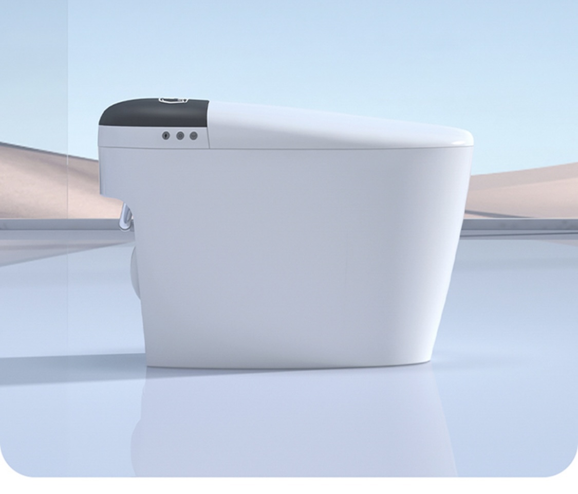 卫浴家装建材生活居家用品一体式智能语音泡沫盾感应坐便器马桶