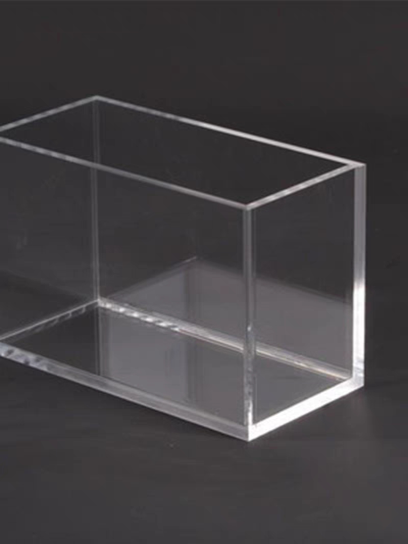 亚克力板有机玻璃盒子展示柜密封实验箱水槽水缸防尘罩零食箱定制