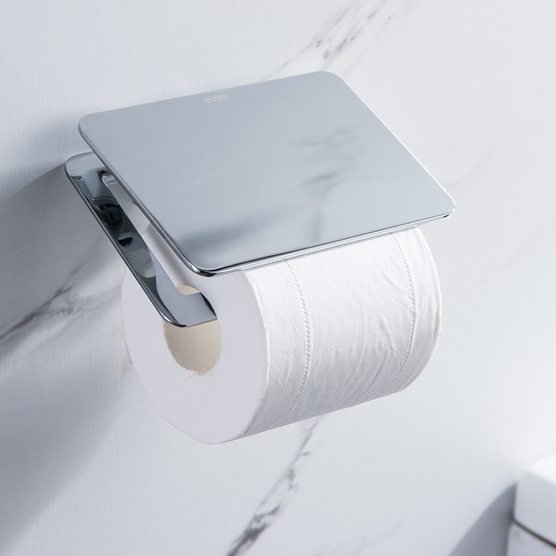 TOTO卷纸器卫生间用厕纸架卷纸盒不锈钢材质手纸盒含置物架YH902