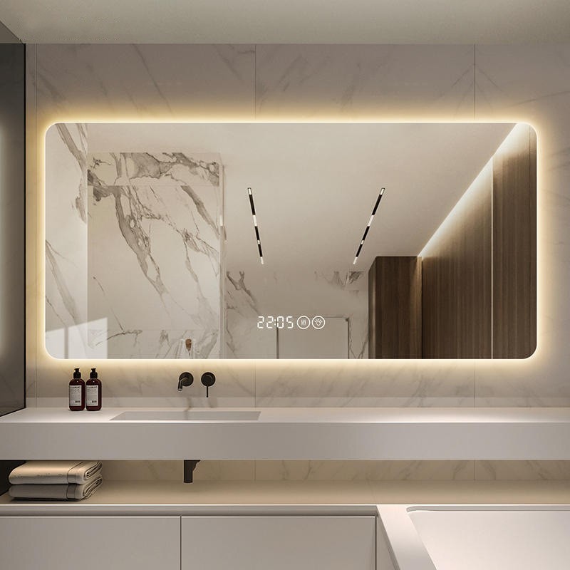 智能镜触摸屏卫生间2023年新款防雾壁挂高端梳妆洗手台浴室镜带灯