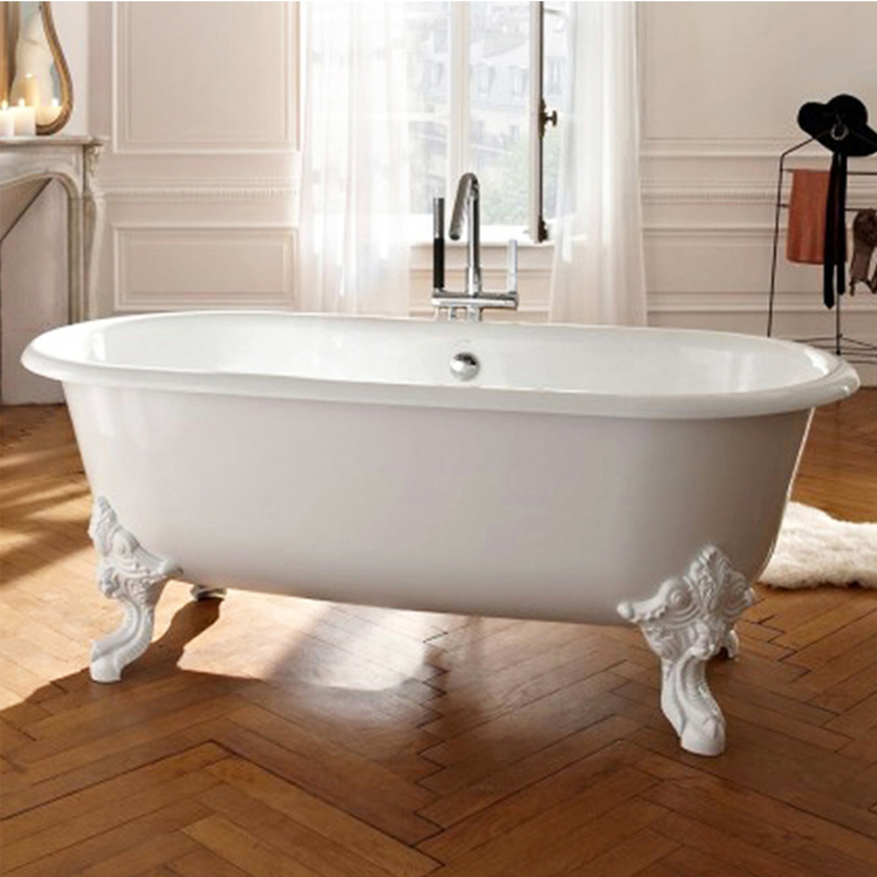科勒歌莱铸铁浴缸欧式成人家用独立式铸铁浴缸贵妃浴缸K-11195T