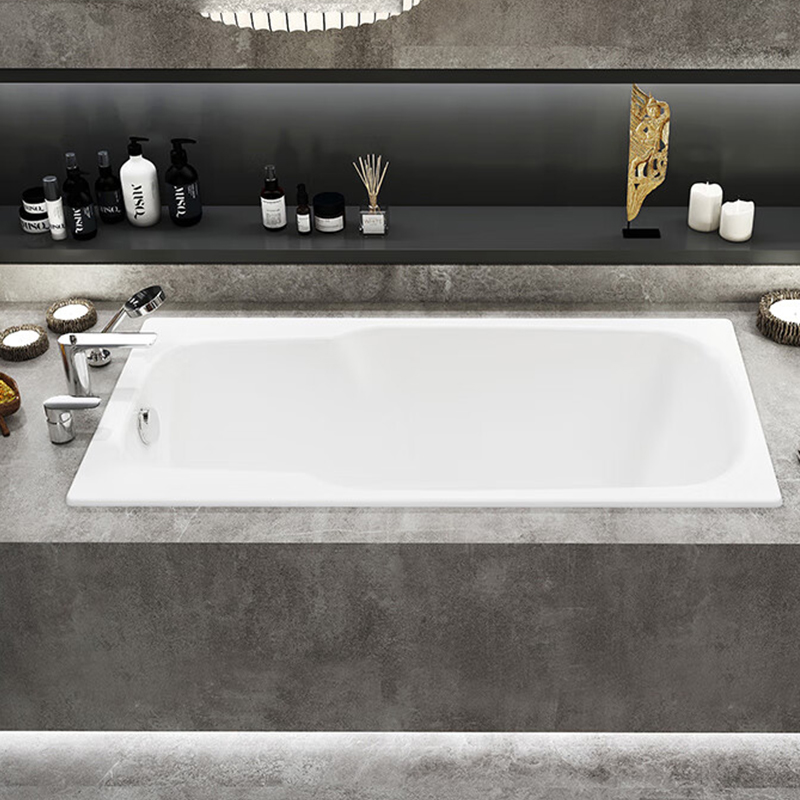 科勒浴缸嵌入式铸铁搪瓷浴缸科尔图特小户型1.4米家用成人浴缸