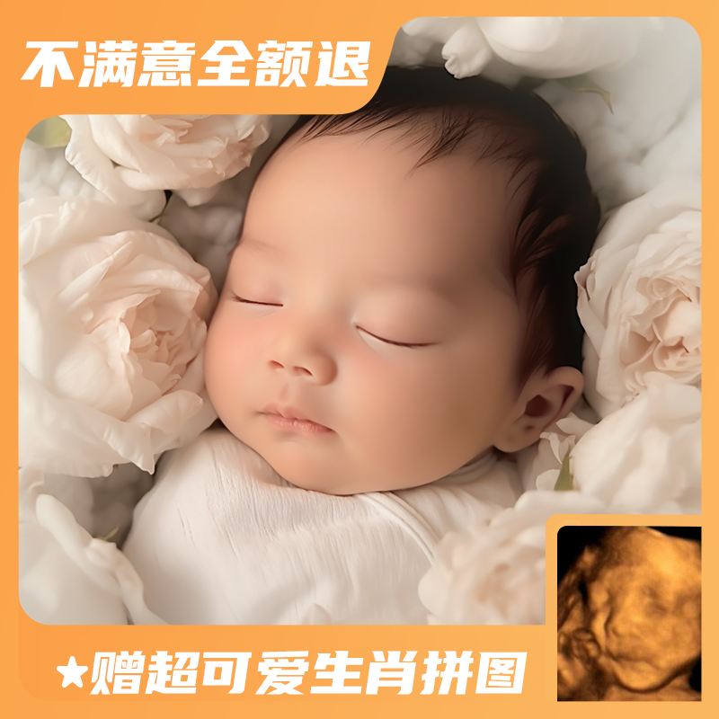 宝宝四维AI照片|预测胎儿长相|ai四维生成|超好看AI四维彩超预测
