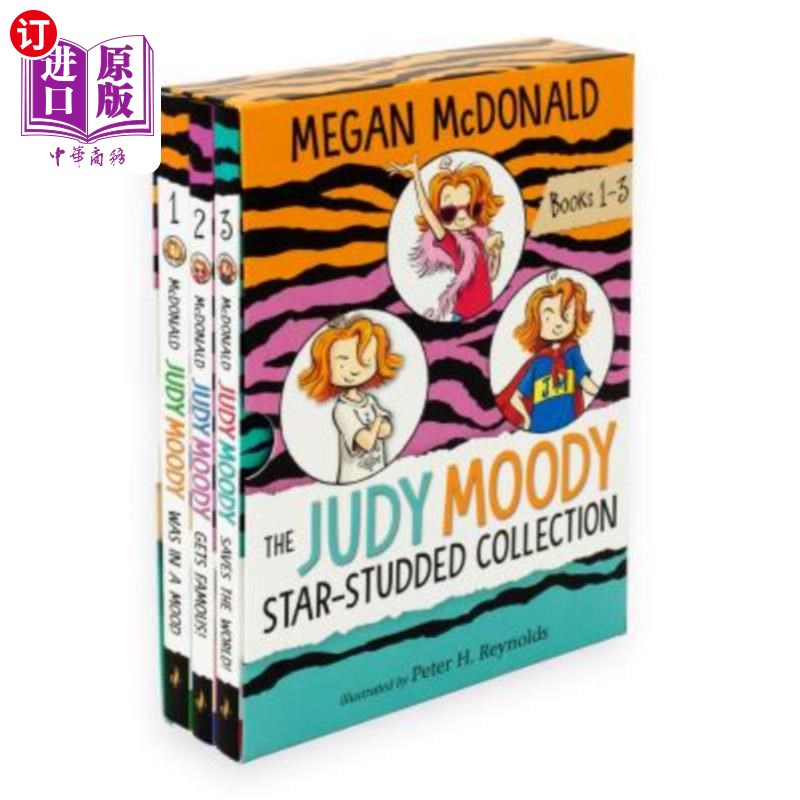 现货 The Judy Moody Star-Studded Collection: Books 1-3 朱迪·穆迪明星系列【中商原版】