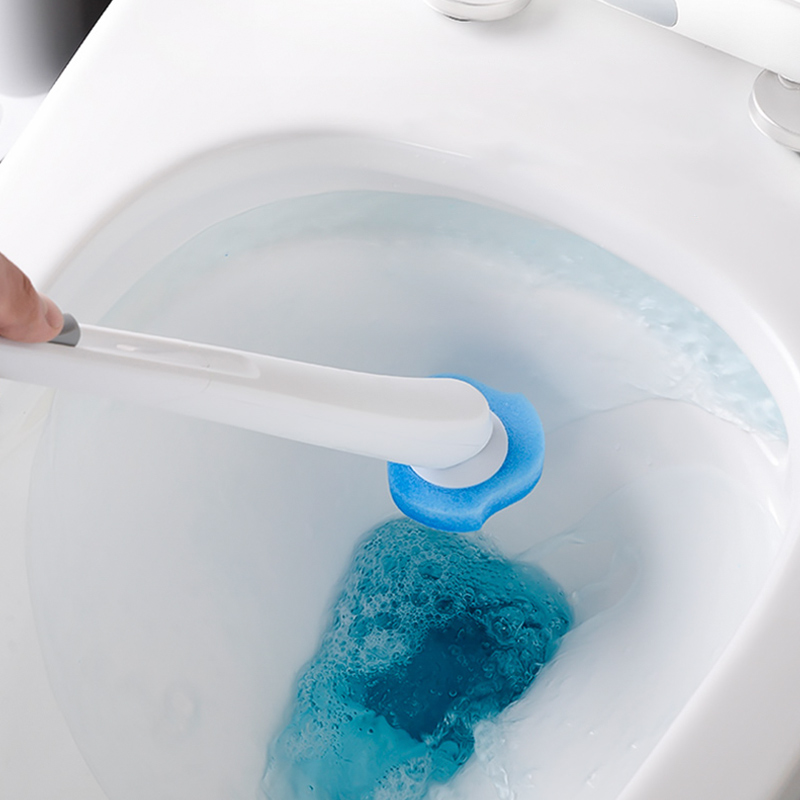 创意马桶刷可替换头家用无死角洗厕所刷子套装卫生间洁厕清洁神器