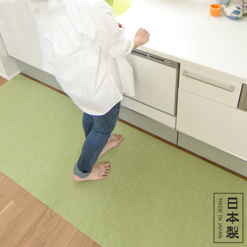 日本进口sanko厨房防滑地垫可机洗防水防油脚垫家用吸附式地毯垫
