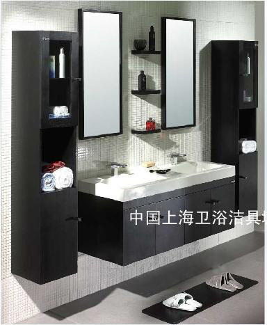 美式欧式橡木浴室柜组合实木卫浴柜洗脸盆柜组合洗手盆柜SH133