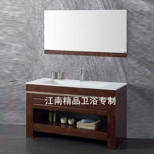 欧式美式橡木浴室柜组合实木卫浴柜洗脸盆柜洗手盆柜洗漱台XM8121