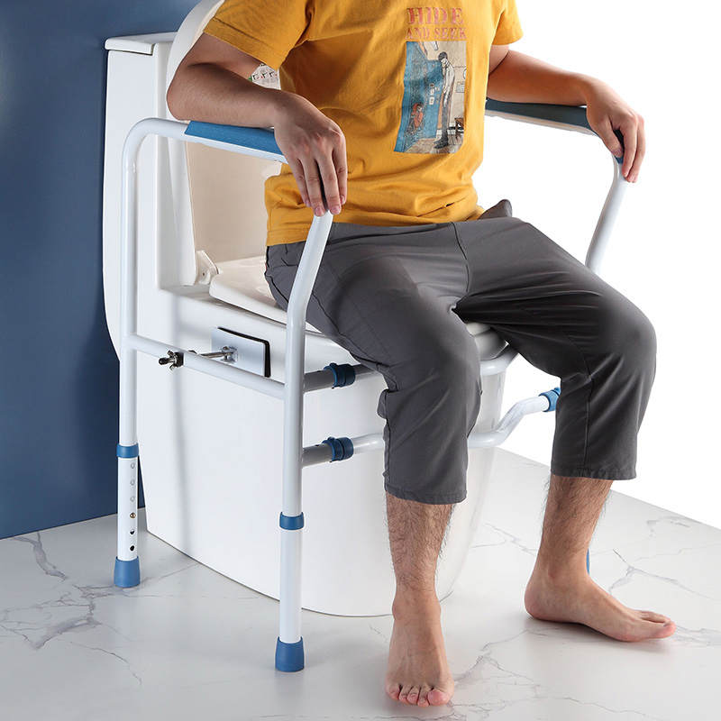 马桶扶手老人家用厕所老年人卫生间专用坐便器安全防W滑栏杆助力