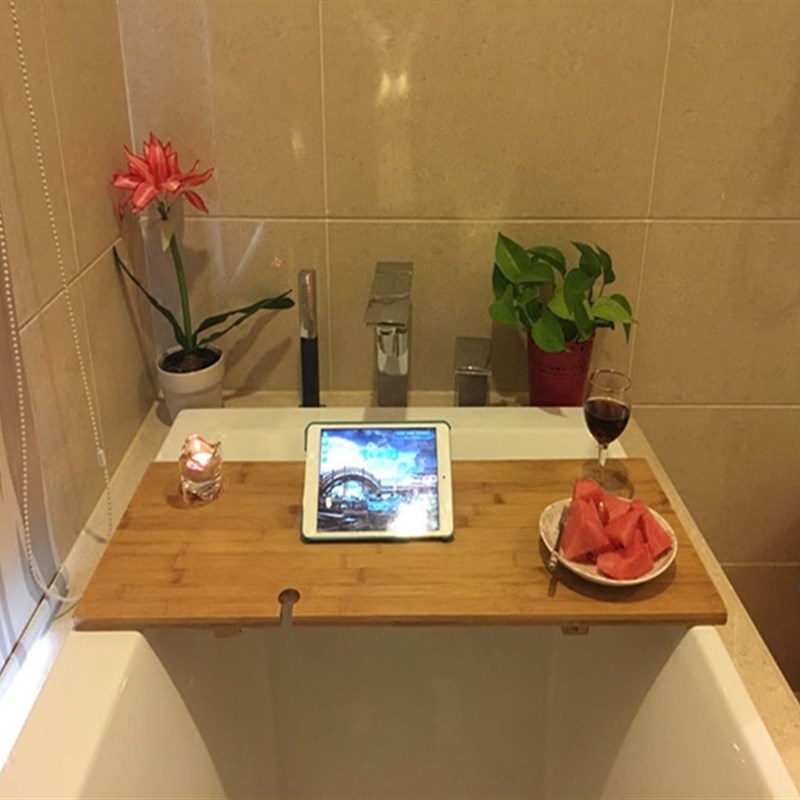 新品亚克力浴缸架SPA浴缸桌浴室浴缸隔板浴缸置物架板泡澡手机支