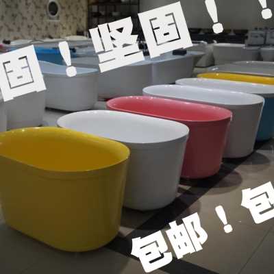 推荐厂销久程亚克力浴缸温泉独立浴缸亚克力浴盆彩色日式小户型品