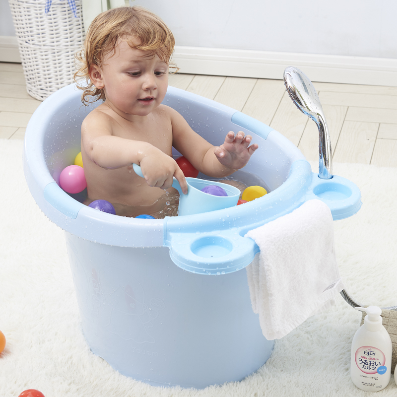 儿童洗澡桶婴儿浴盆大号宝宝洗澡盆加厚浴桶新生R儿浴缸可坐泡澡