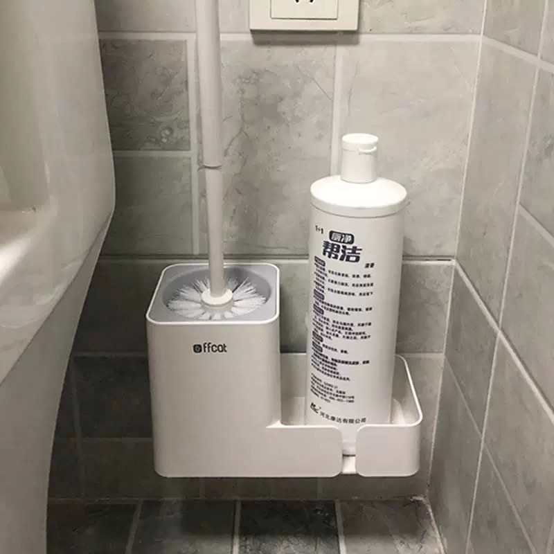 马桶刷置挂架壁物器架子洗手间厕所浴室卫生间收纳各种神式免打孔