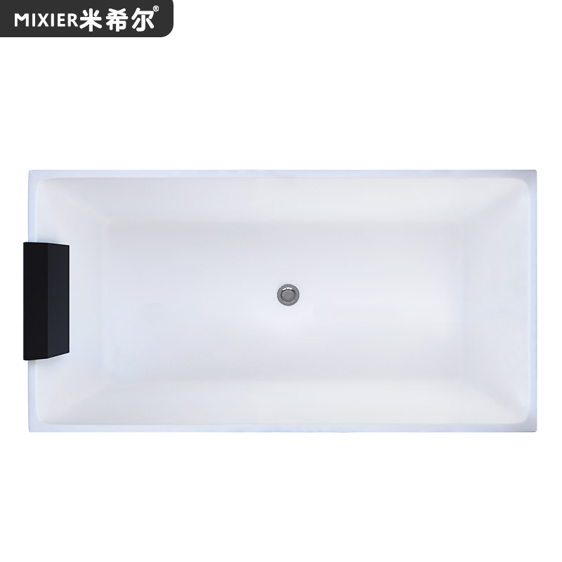 推荐压克力浴缸嵌入式家用小户型成人日式双人浴盆泡泡浴1-1.8米