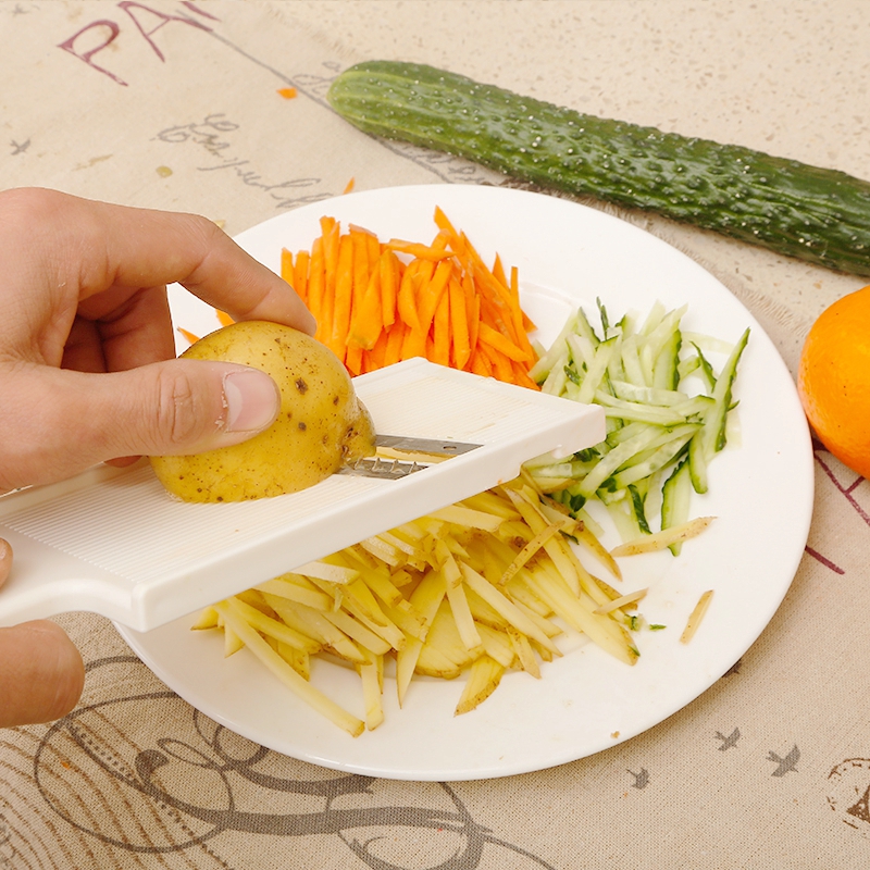 日本进口土豆丝神器擦丝器刨丝板家用厨房切菜切丝器擦子萝卜擦板