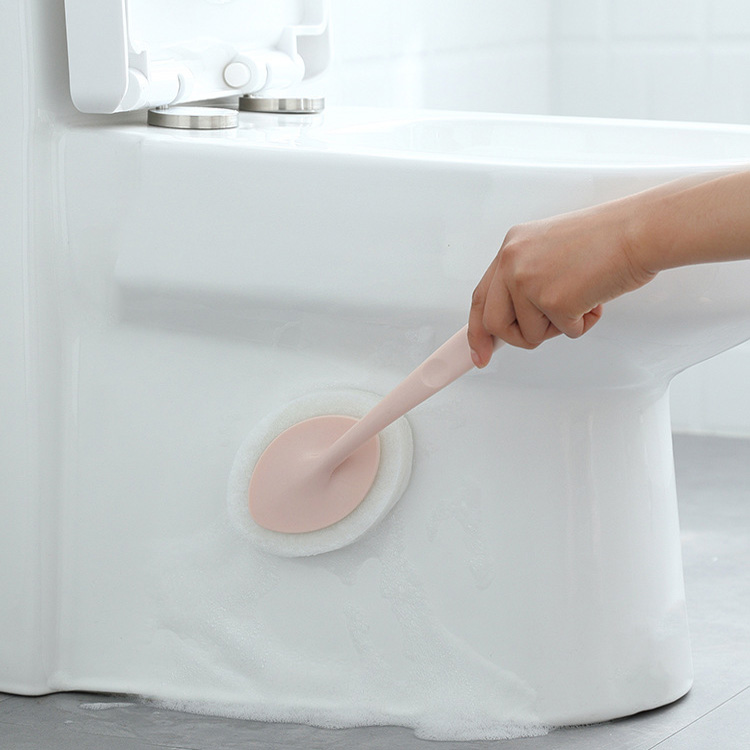 日式长柄海绵擦马桶卫生间浴缸浴盆清洁地板墙面厨房瓷砖刷可替换