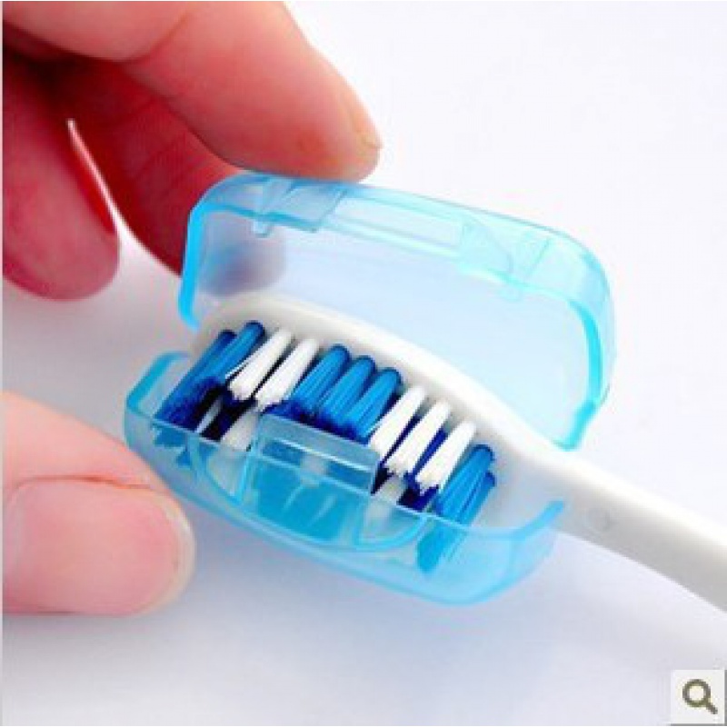五个套装便携式牙刷套 旅行便携式洗漱牙刷盒 牙刷头保护套卫生