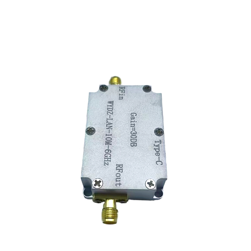 高平坦度放大器 10M-6GHz 增益30DB 射频信号驱动或接收前端 厂家