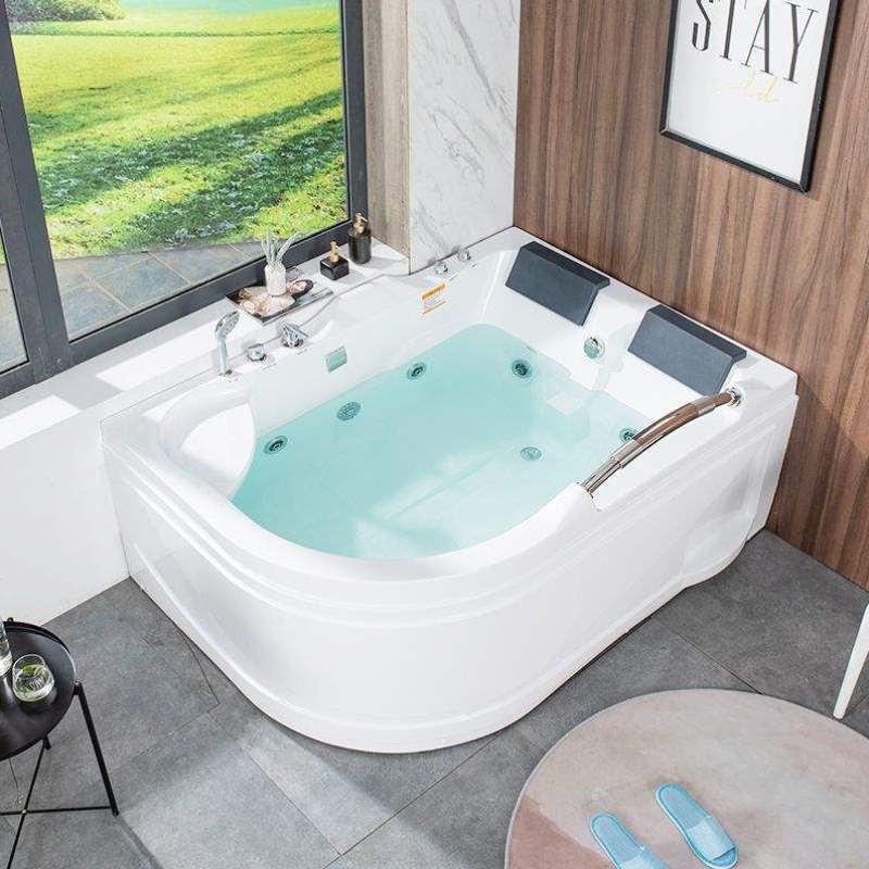 独立式浴缸酒店家用双人情侣亚克力浴池网红按摩浴缸1.7/1.8米