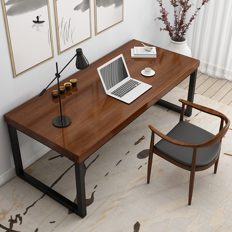 实木电脑桌简约现代书桌家用桌子工作台式极简小户型卧室办公桌