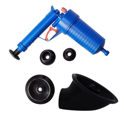 M+充气泵一炮通储气筒马桶管道疏通器蹲式高压塑料家务加大厨气压
