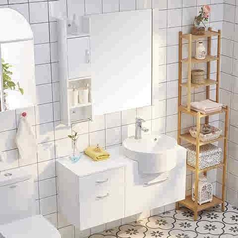 卫浴柜壁挂式宽多功能把手脚垫下水洗漱盆洗手池水漏不规则支架