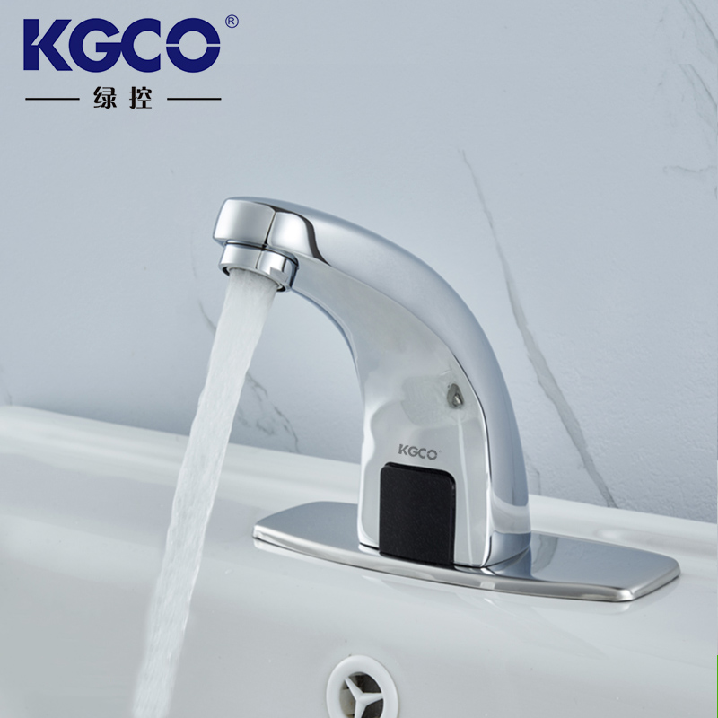 绿控KGCO203A卫生间洗手池交直流两用智能全自动红外感应水龙头