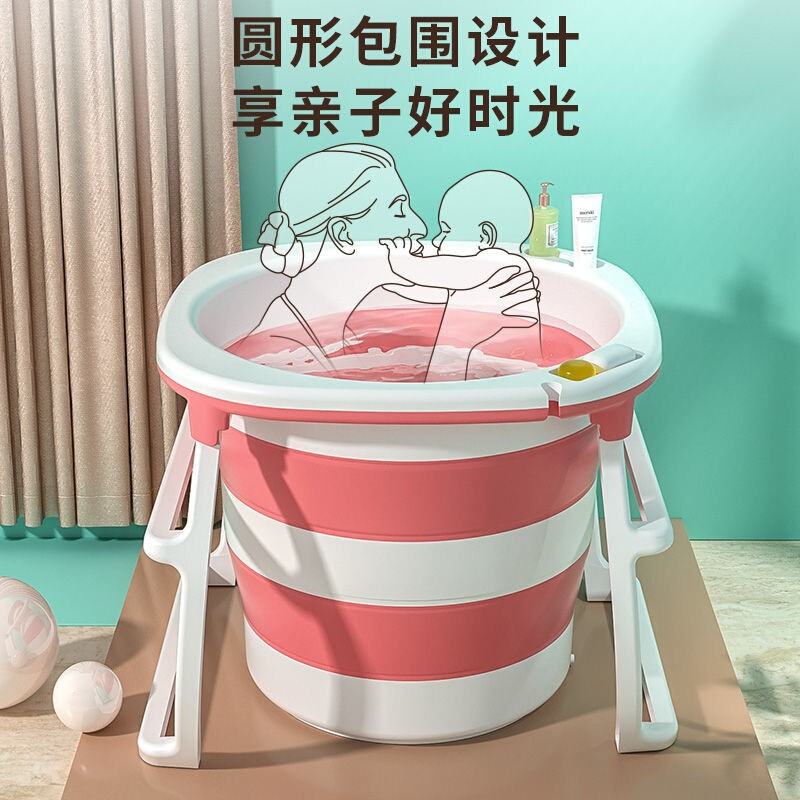 新品大人泡澡桶家用保温折叠浴缸成人洗澡盆多功能浴桶婴儿游泳沐