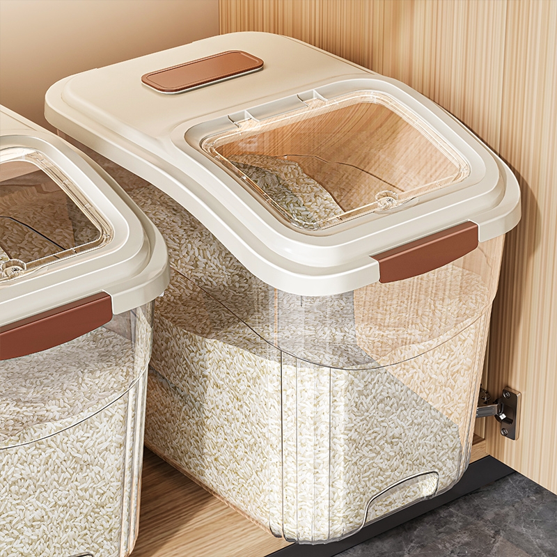 装米桶防虫食品级密封家用杂粮收纳盒储存米罐米箱面粉大米缸防潮