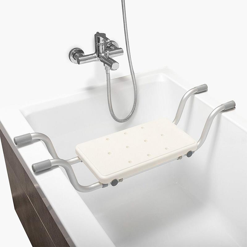 铝合金浴缸洗澡防滑坐椅多功能伸缩置物架老人孕妇淋浴椅洗澡凳