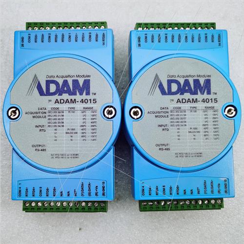 ADAM-4015多路PT100铂热电阻RTD测温模块 保修三个月 成色新