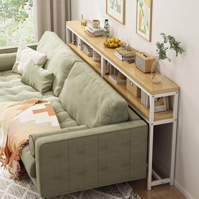 沙发靠背柜沙发后置物架超窄床边夹缝填充柜超窄沙发边柜长条置物