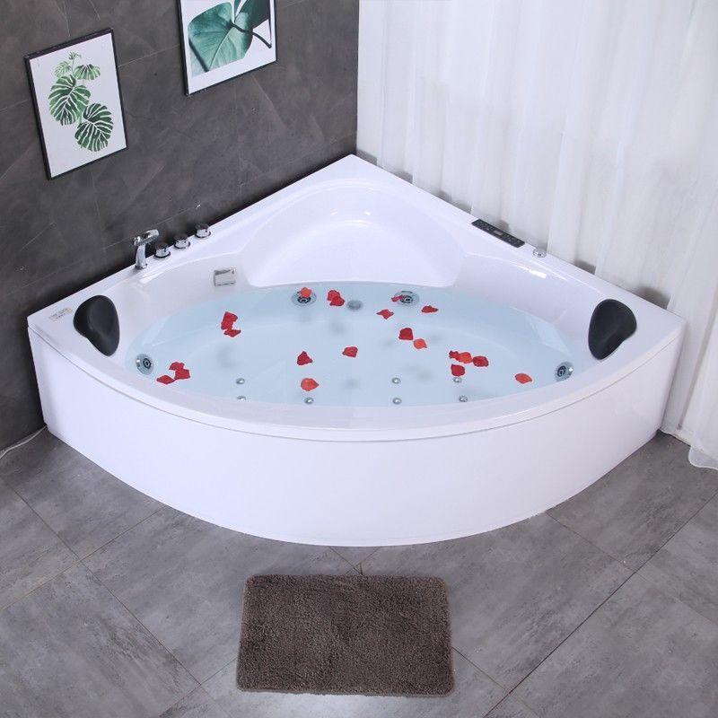 浴缸小户型日式三角扇形家用双人独立成人按加热亚克力保温浴盆