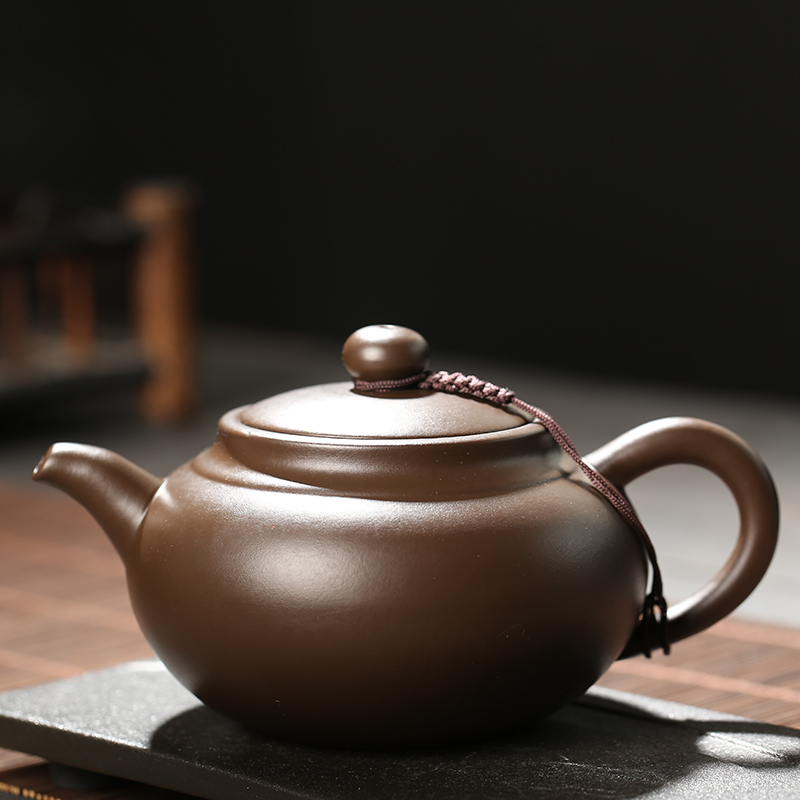 闽敏宜兴紫砂茶壶大容量单壶大号泡茶壶球孔功夫茶具茶杯套装家用