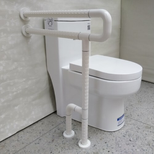 马桶卫生间浴室。安全无障碍坐便器栏杆老人厕所扶手W防滑残疾人