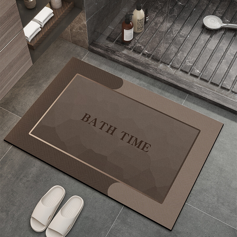 卫生间硅藻泥软垫吸水垫厨房门口地垫浴室防滑脚垫子卫浴厕所地毯