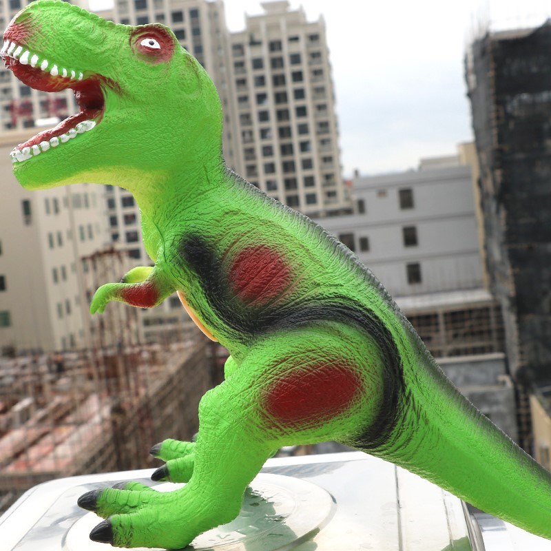 儿童红色超大号大王龙恐龙玩具仿真动物大号霸王龙男孩塑胶软胶