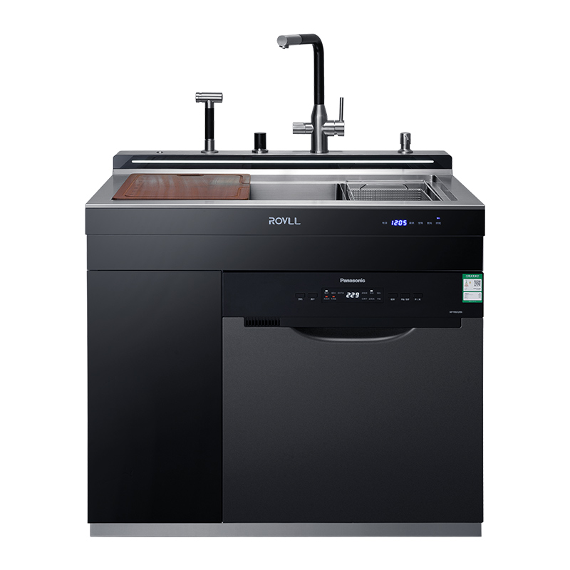 英伦罗孚 A8集成找水槽洗碗机一体机家用消毒超声波果蔬洗菜机