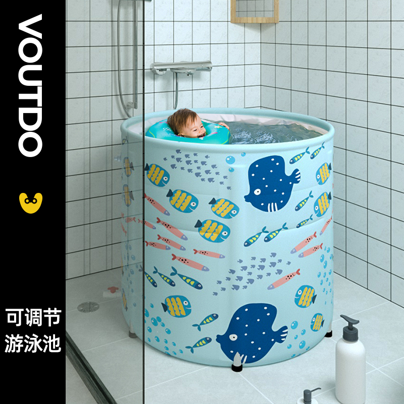 婴儿游泳桶家用折叠特大号宝宝洗澡浴盆儿童游泳池浴缸小孩泡澡桶