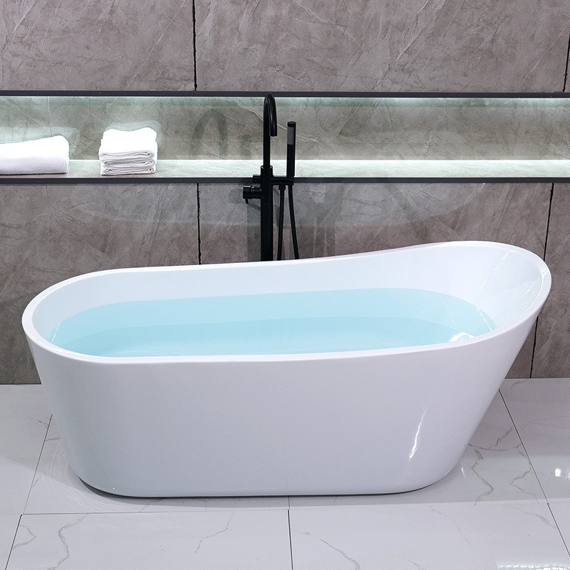 贵妃浴缸亚克力独立式无缝一体 欧式全身家用成人1.3-1.7米浴池