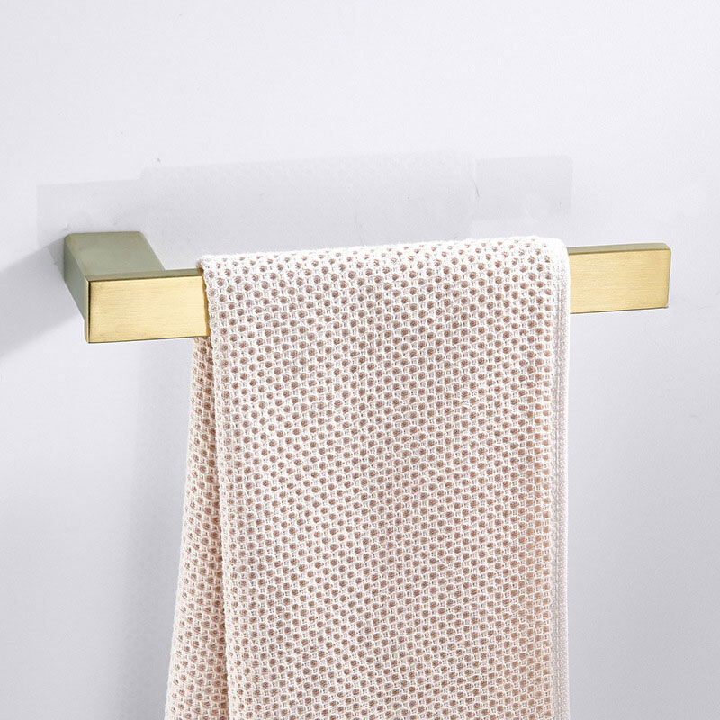 推荐304不锈钢拉丝金毛巾环卫生间厕所擦手巾架北欧创意方形毛巾