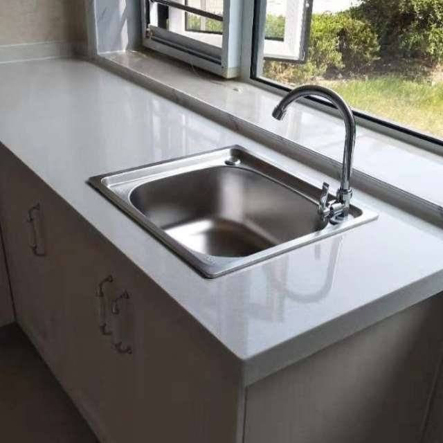 水槽单槽不锈钢厨房洗菜盆大小碗池集成包邮一体拉伸