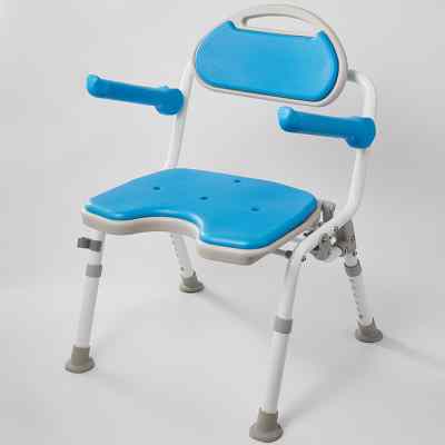 防滑老人洗澡沐浴椅洗浴折叠椅卫生间坐凳子残疾人免打孔浴室座椅